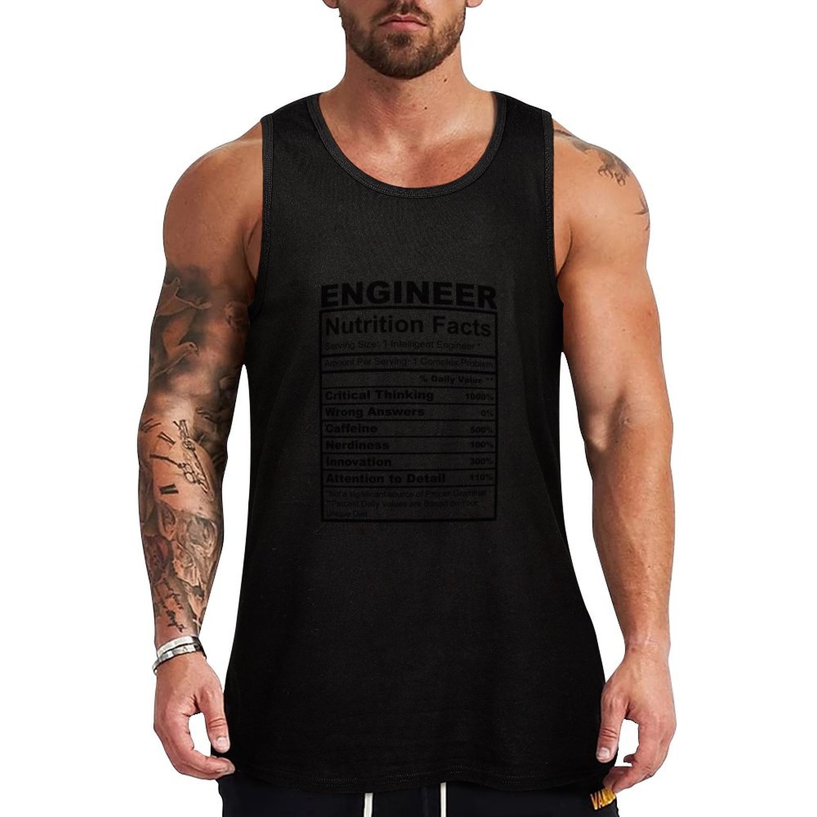 Nutrition Workout - Hadiah Insinyur Lucu, Tank Top Humor
