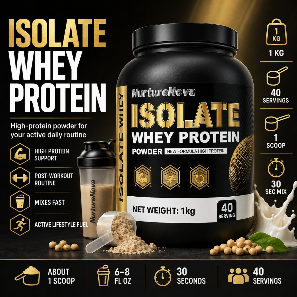 NurtureNova Isolate Whey Prote - Nutrition Workout ulasan dan harga