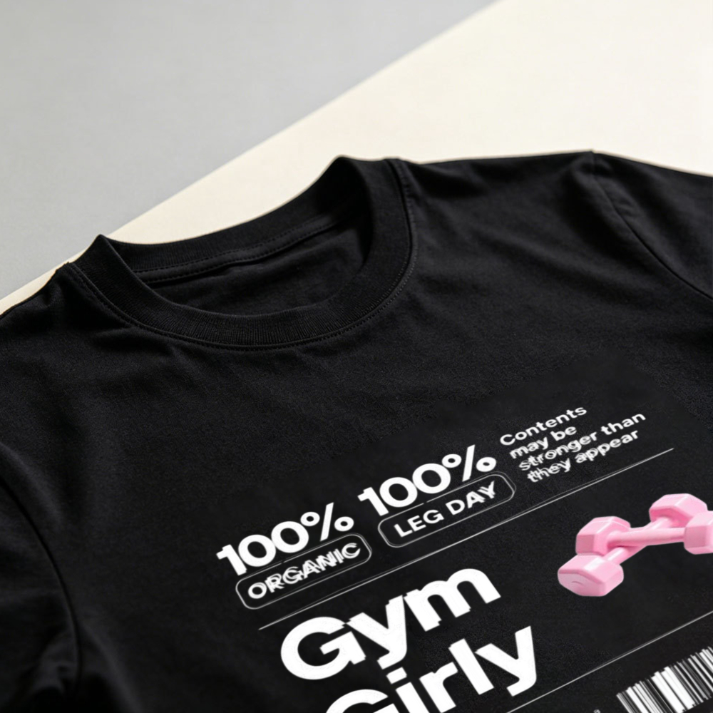 Kaos Katun Grafis Label Nutris - Nutrition Workout ulasan dan harga