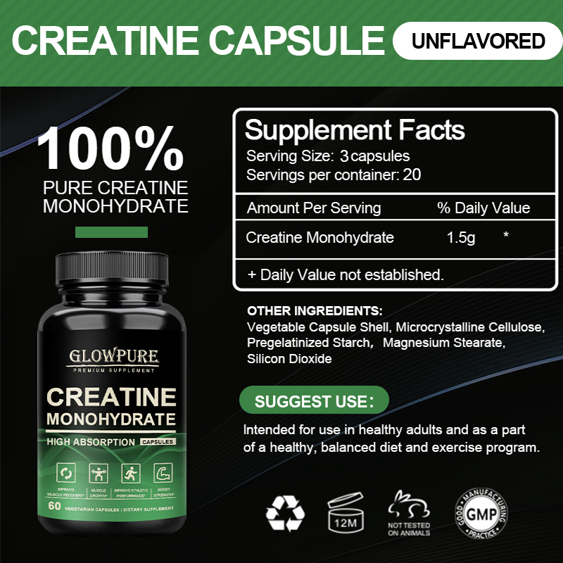 Kapsul Creatine Monohydrate un - Nutrition Workout ulasan dan harga